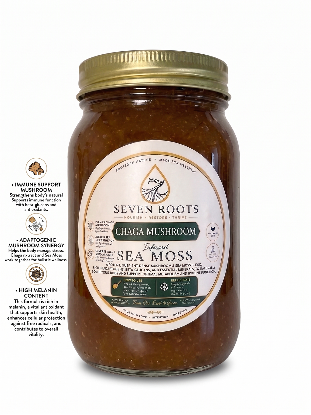 Chaga + Sea Moss Gel