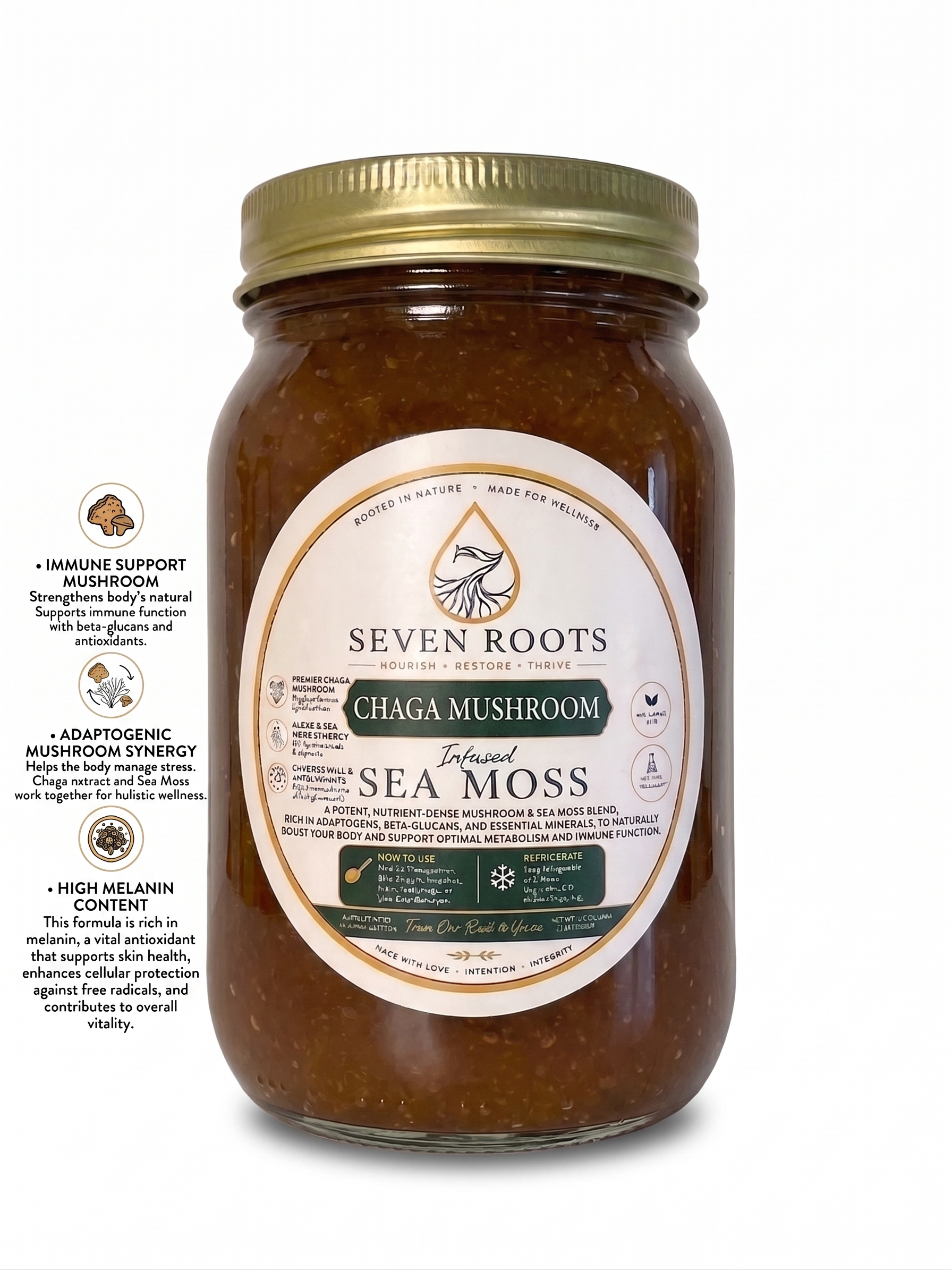 Chaga + Sea Moss Gel