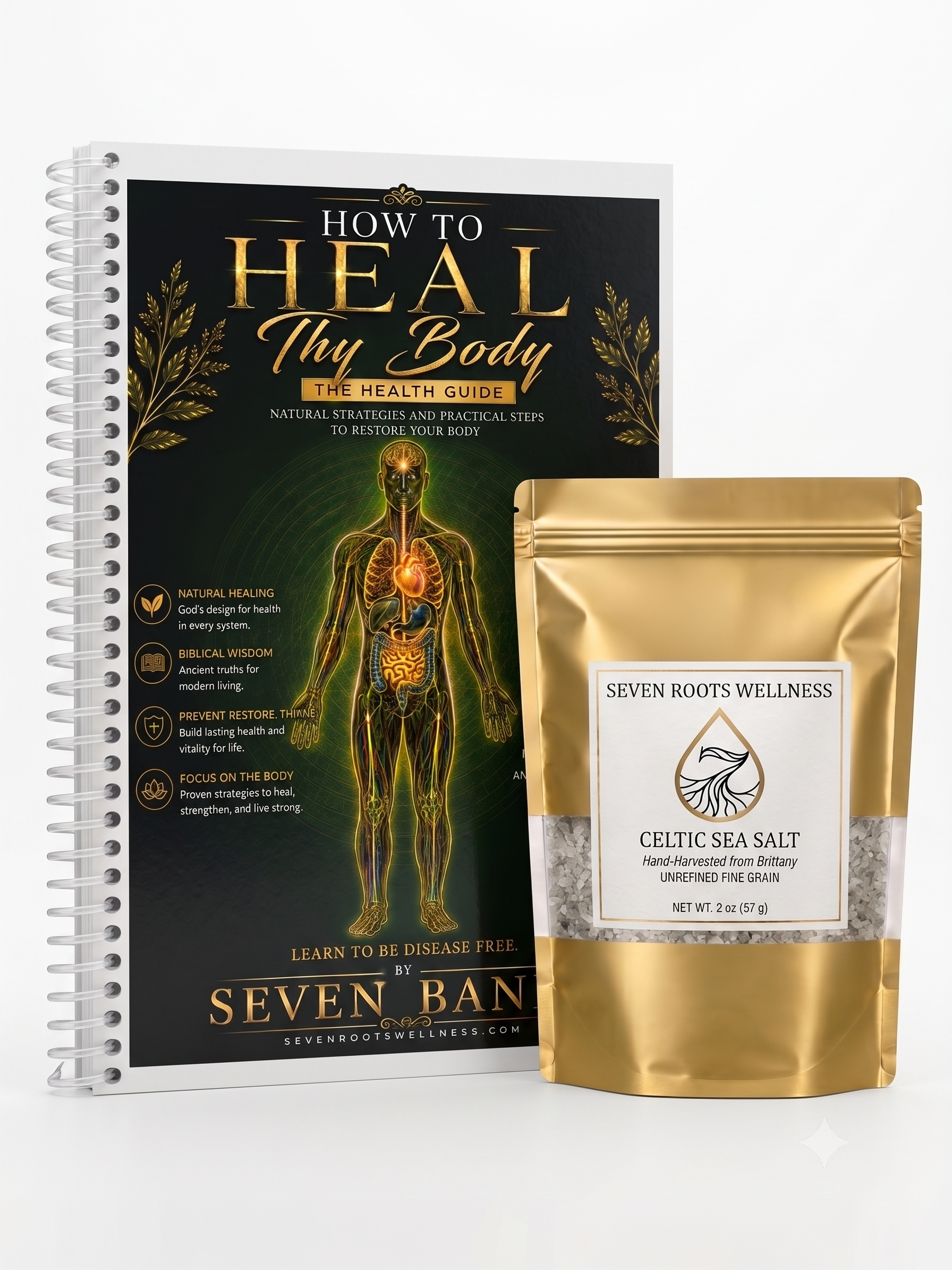 Heal Thy Body (Printed Guide) + Celtic Salt