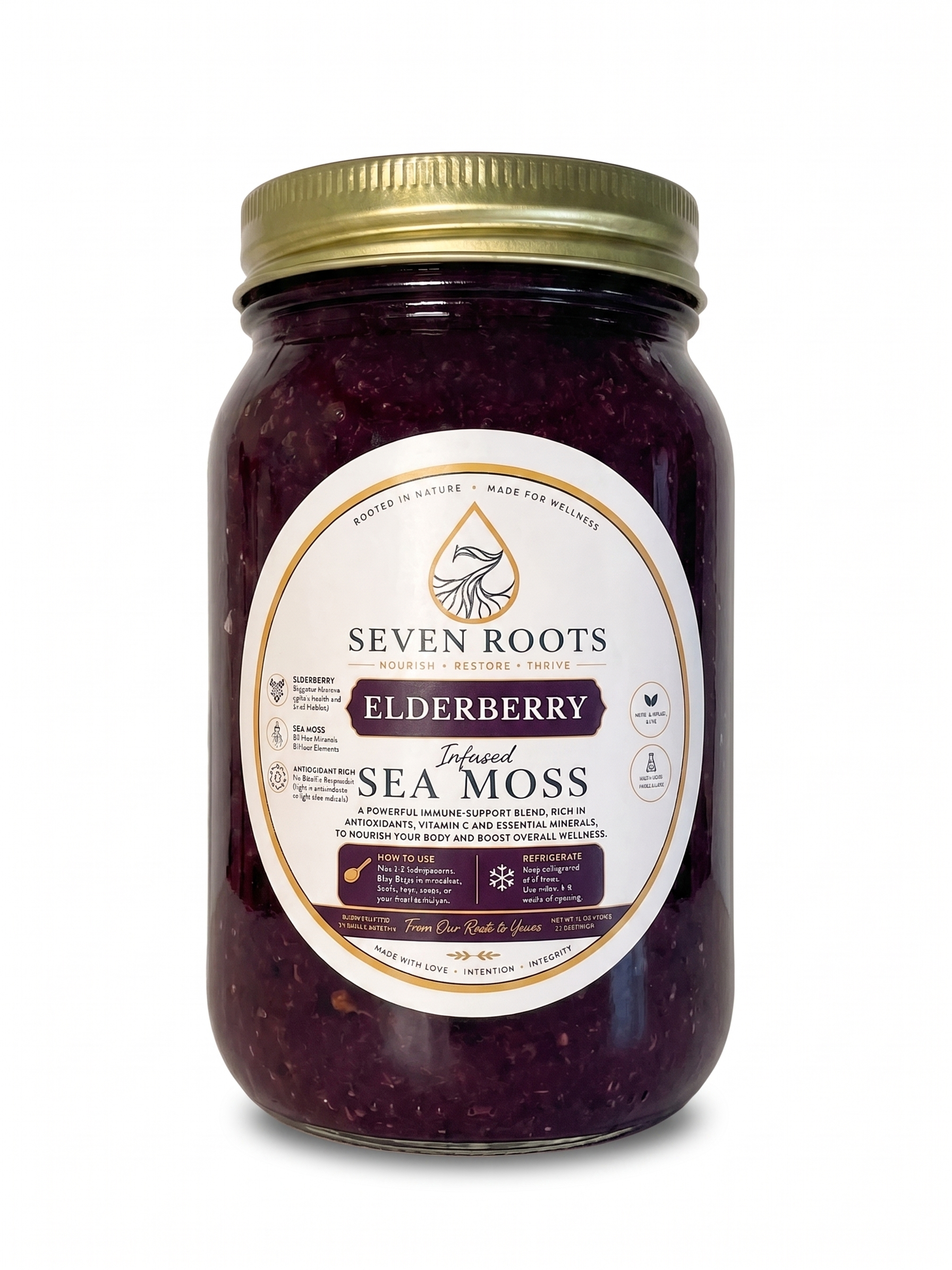 Elderberry + Sea Moss Gel